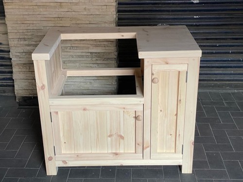 Belfast sink unit unpainted - unit,