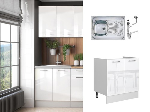 Kitchen sink unit with - sink,